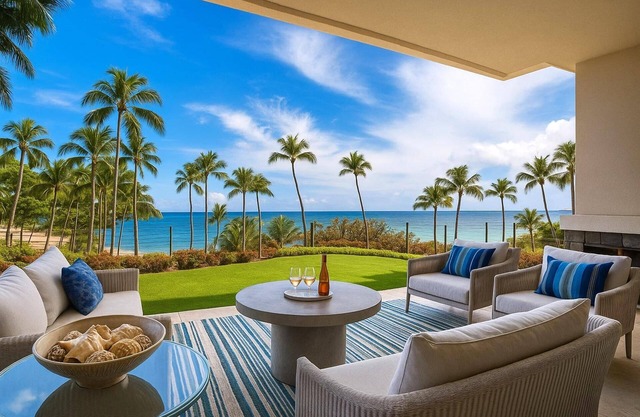 KBM Resorts | FREE CAR | Oceanfront Anuenue At Montage Kapalua Bay 3-Bedroom Condo with Daily Housekeeping, Spa!
