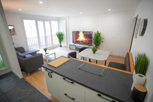 Keyless Appartement Moderne et Spacieux 90 m2 Parking