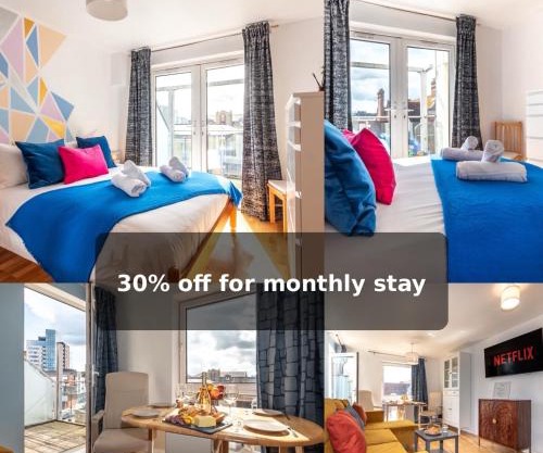 KGV Stays - Ocean View City Center Apartment