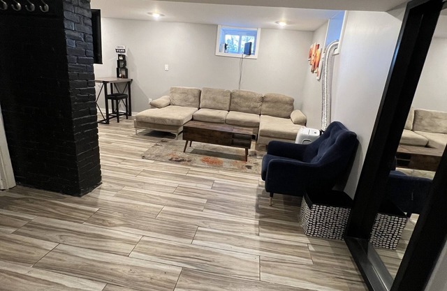Kickback and relax in a one bedroom apartment.