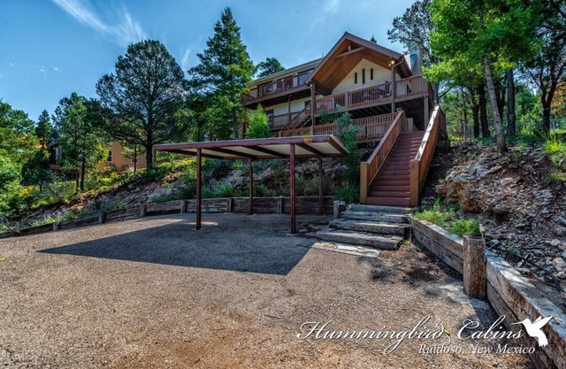 King Arthur's Castle is a dream cabin on a hill with hot tub.