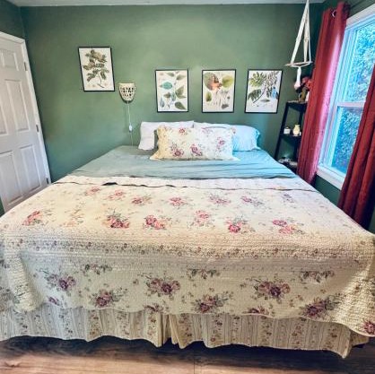 King bedroom at Whimsy and Ivy