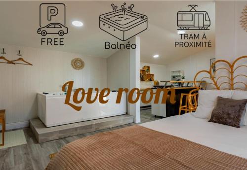 L'Envolée d'âmes'moureux Bohème - Spa privé