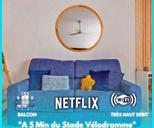 L'Escapade-Wifi-Netflix-Balcon-La Timone-Vélodrome