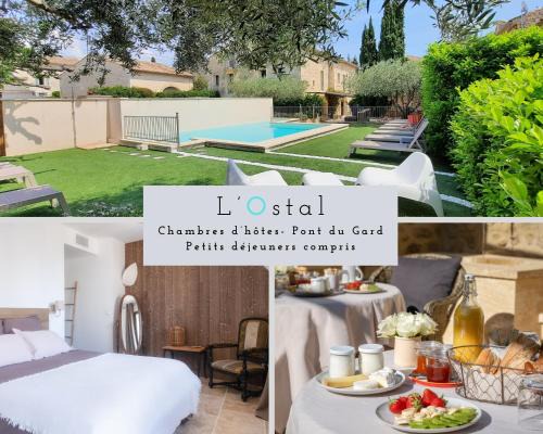 L'Ostal Saint Hilaire d'Ozilhan - Bed & Breakfast - Spa