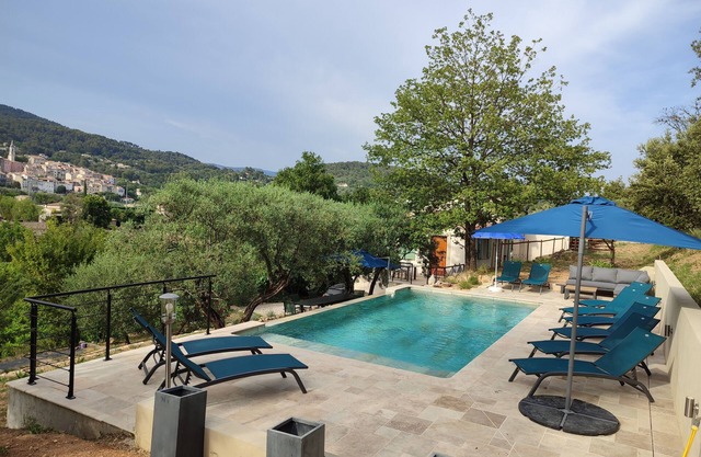 La Bastide des Oliviers.charming villa in a peaceful setting with swimming pool