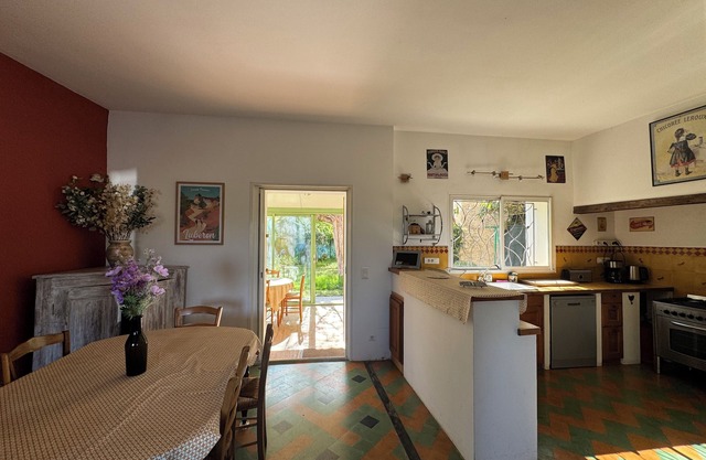 Encantadora casa en el Luberon, jardín cerrado.
