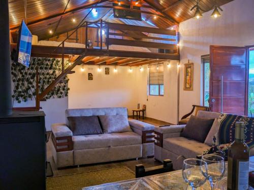 La Cabaña de Ciela con jacuzzi y minigolf