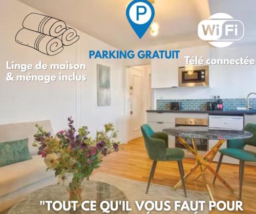 La cabane moderne, parking gratuit au centre de Falaise - Larès