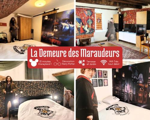 La demeure des maraudeurs -10min Disney-Jardin & BBQ