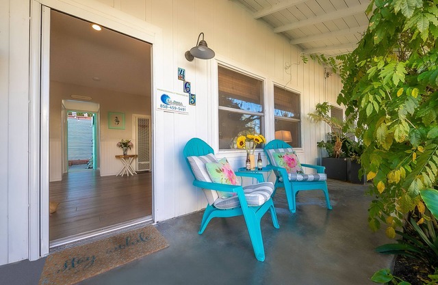 Completamente remodelado La Jolla Cottage en Windansea Beach. Patio privado, admite mascotas, WIFI GRATUITO, A / C