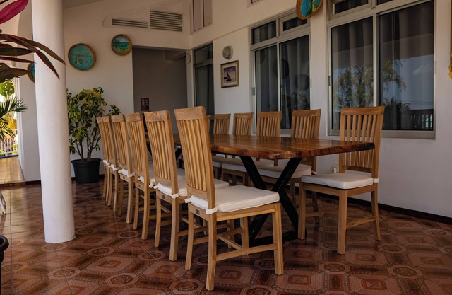 Modern bed & breakfast Room 3 in Rodrigues with AC, WIFI, view on the beach