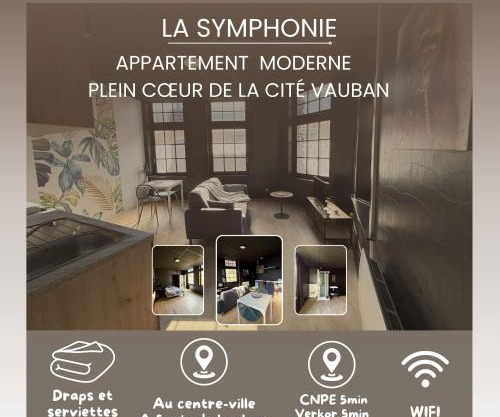 La Symphonie 2 Charmant appartement en centre-ville