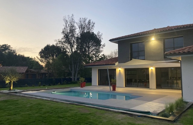 La Villa des Pins 150 m2 a 5 min de la playa con 3 dormitorios y 8 camas