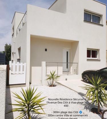 La Villa Yucca Vias Plage - 300m plage et centre