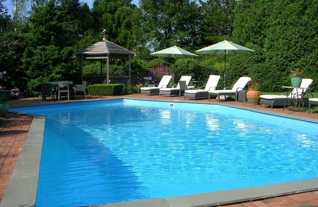 Casa de campo inglesa, Water Mill South, vistas a la bahía de Mecox, privacidad y jardines, piscina,