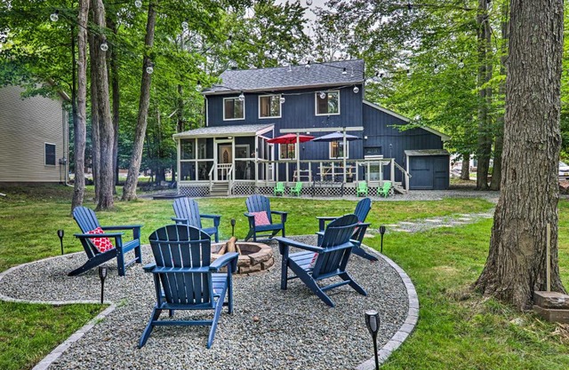 Lake and Pool Access Home Near Tobyhanna State Park