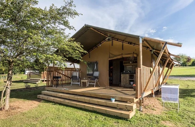 Lake Bonnefon campsite *** - > NEW Safari Premium Tent 2 bedrooms 4 people