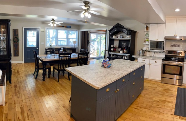 Lake Erie's charming 4 season Lake Houz with BBQ, Fire Pit & more