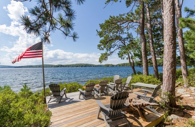 Lake House Winnipesaukee - Rustic Luxury Island Property