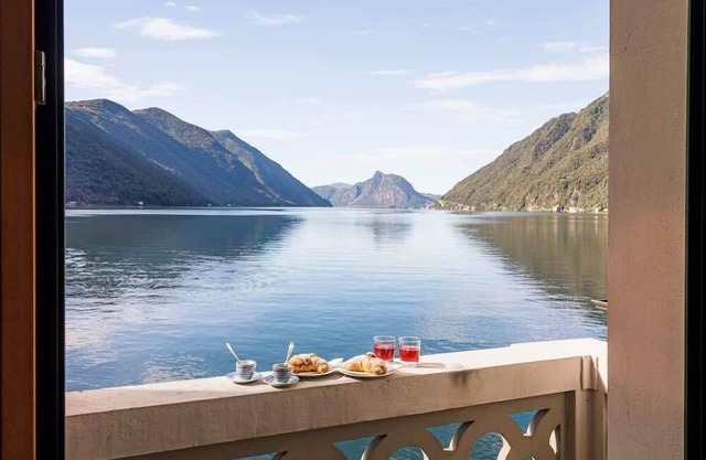 Lake Lugano 1 bed apartment with balcony