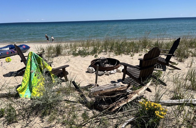 Lake Michigan/Beaver Island with incredible private beach