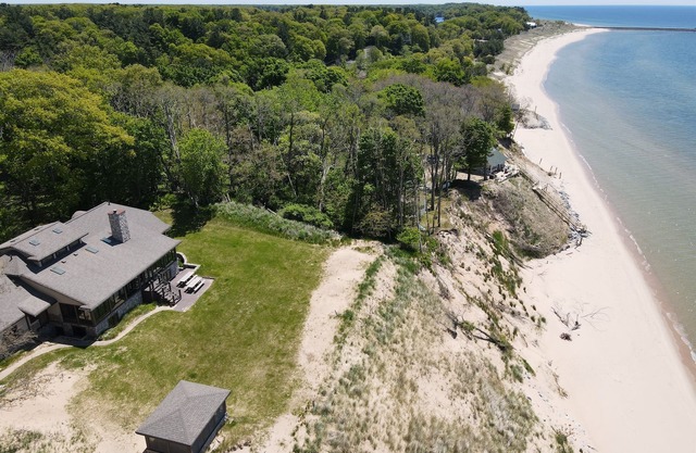 Lake Michigan Beach Front in Montague - Sunset Views
