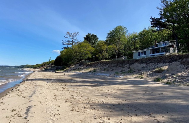 Playa del lago Michigan Inicio