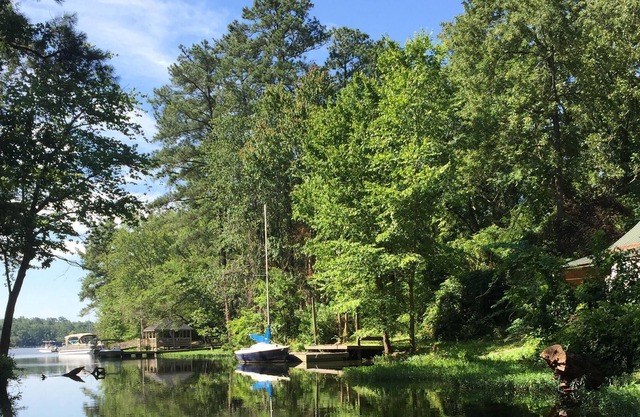 Cozy Lake Murray Cottage en una cala tranquila con muelle privado