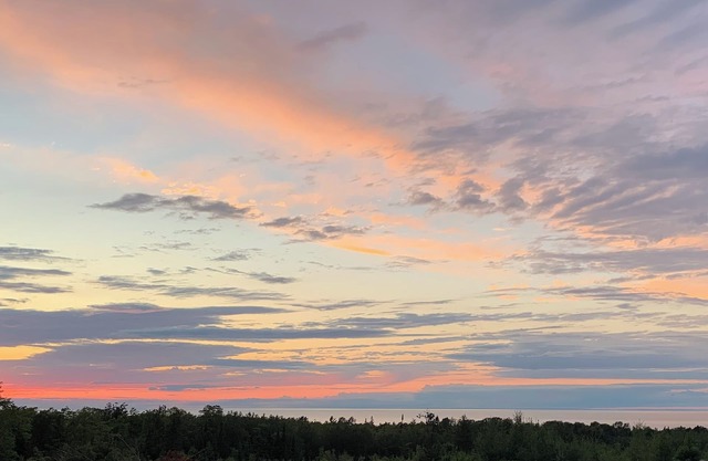 Lake Superior views from this private Robin's Nest in the northern woods
