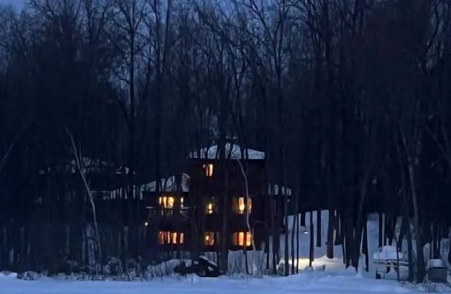 LAKEFRONT 3 STORY CABIN WITH DOCK AND FIREPLACE
