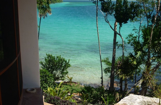 Lake Front Villa Maya cala - En su propia cala privada en la Laguna de Bacalar