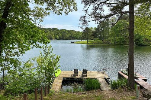 Lakefront and Trailside Escape with Private Dock and Deck