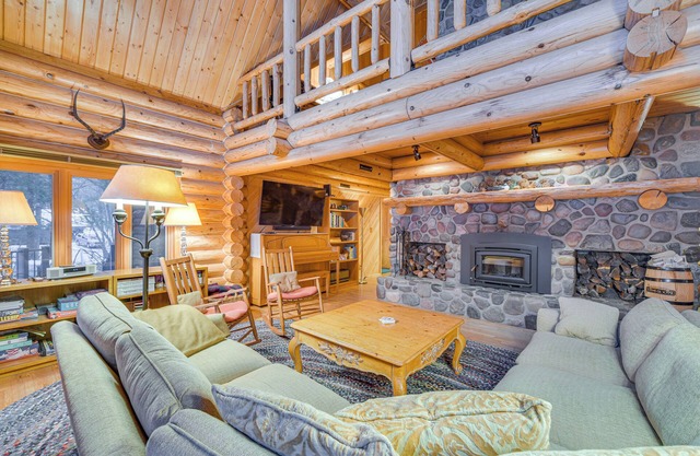 Lakefront Cabin w/ Sauna & Dock in Webster!