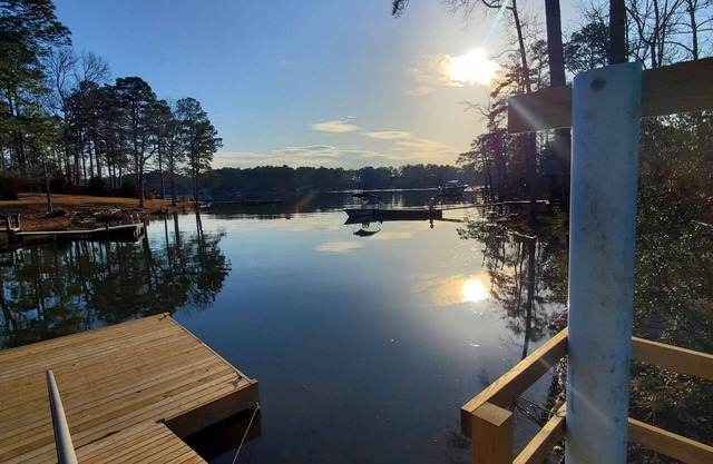 Lakefront cabins