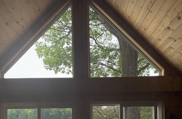 Lakefront cottage on quiet lake with private dock