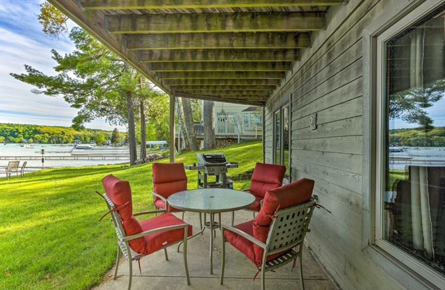 Lakefront Glen Arbor Condo with Boat Dock Access!