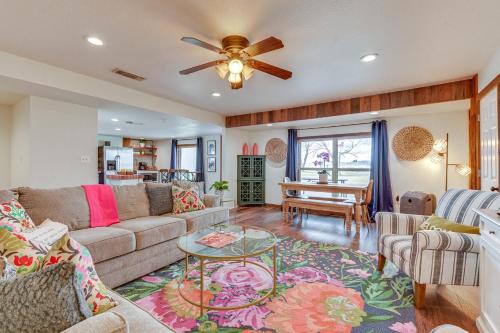 Lakefront Graford Home with Fire Pit and Private Dock!