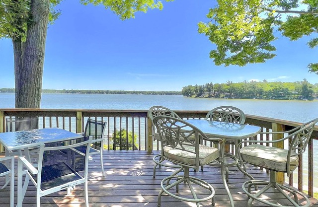 Lakefront Grant Getaway w/ Deck + Fire Pit!