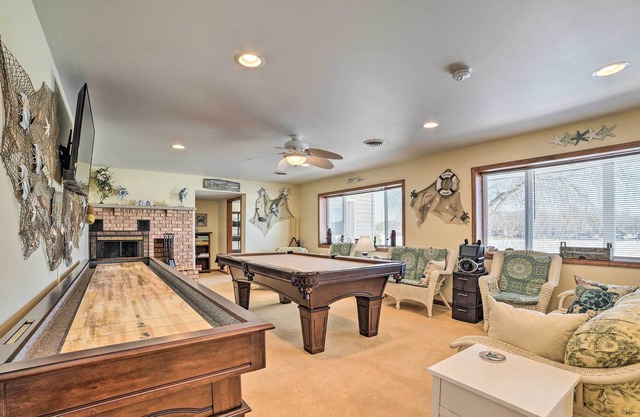 Lakefront Harrison Duplex w/ Boat Dock!