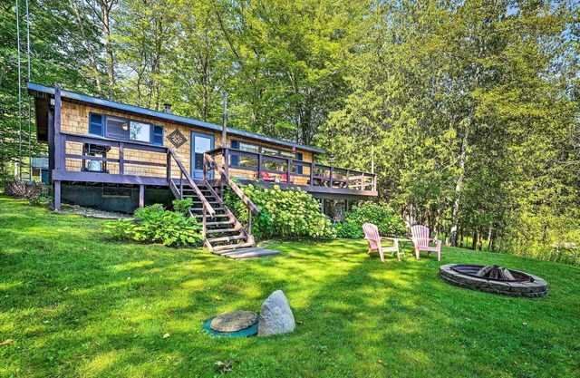 Lakefront Hideaway w/ Dock, Kayaks, Fire Pit!