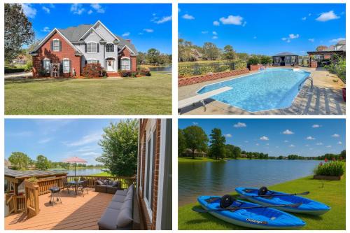 Lakefront Home for Families and Groups - Pool, Paddle, Deck, BBQ, Fishing, Movie Room