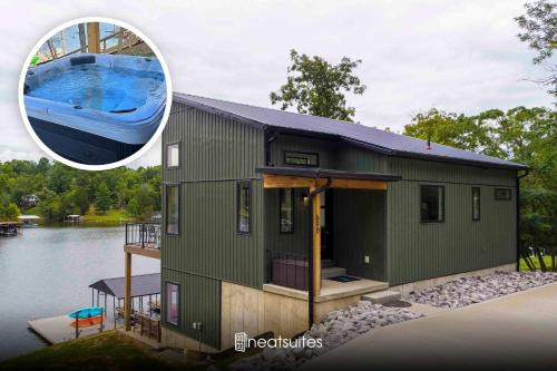 Lakefront Home with Dock - Hot tub - 7 miles to Ark
