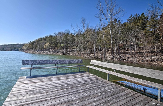 Lakefront Table Rock Getaway w/ Private Swim Dock!