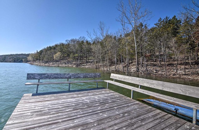 Lakefront Table Rock Getaway with Private Swim Dock!