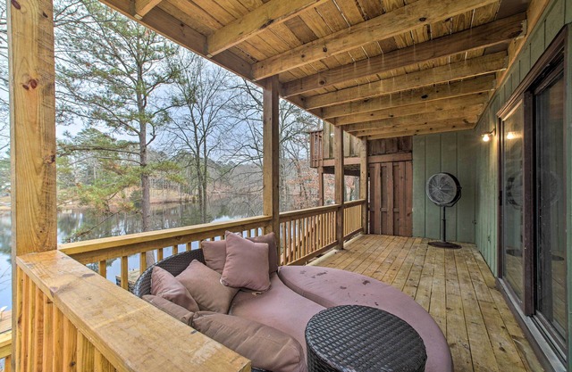 Lakefront & Trailside Escape w/ Private Dock +deck