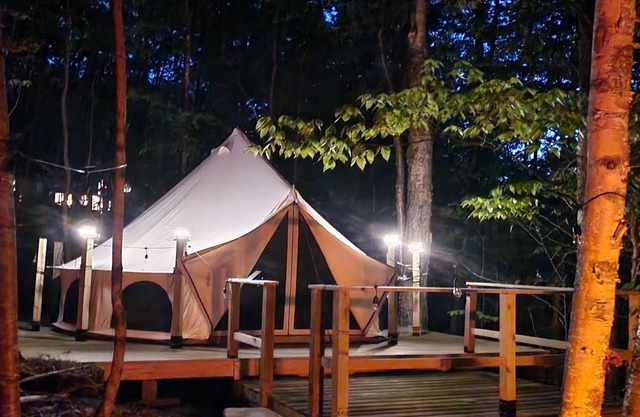 Lakeside Glamping for up to 4