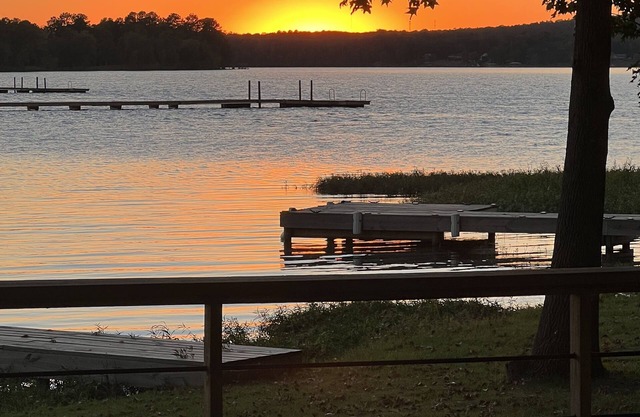 Lakeside Luxury: Covered RV Site with Upgraded Patio and Private Pier