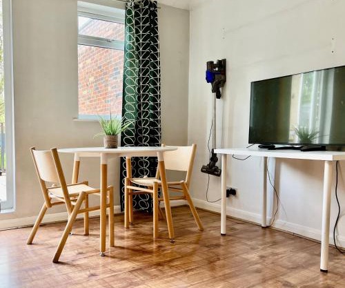 Large balcony apartment opposite rail station