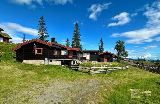 Large cabin Sjusjøen – XC ski in/out & lovely view